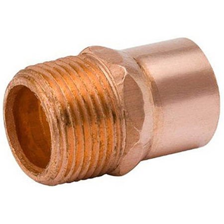 TOTALTOOLS Mueller Industries W 61179 1.5 in. Male Pipe Thread Copper Adapter TO2670945